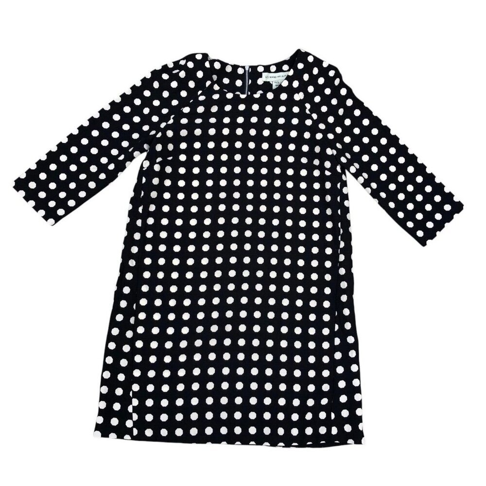 LILI WANG FOR LILI'S CLOSET Polka Dot Dress SM Women's Black Anthropologie​